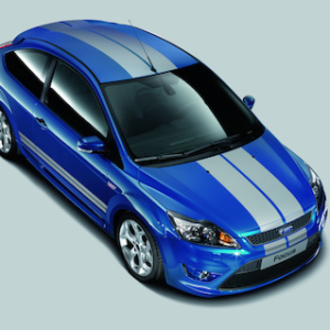 Komplet letev GT za zadnja vrata in spojler, bela